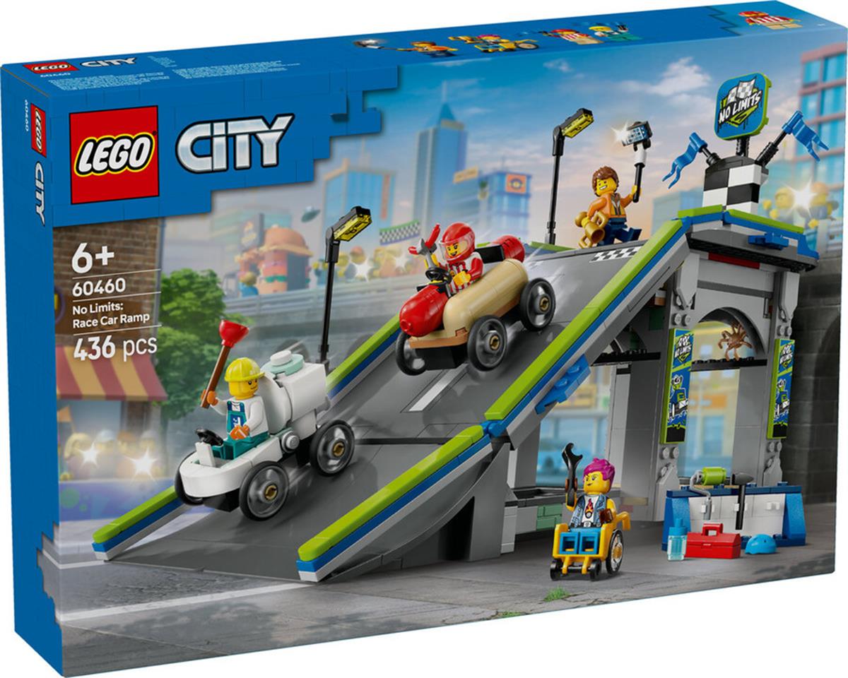 60460 LEGO City Senin Kuralların: Yarış Arabası Rampa Parçası