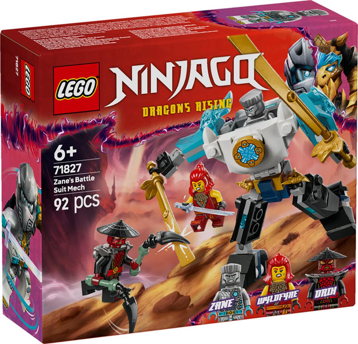 71827 LEGO NINJAGO Zane in Savaş Zırhı Mechi
