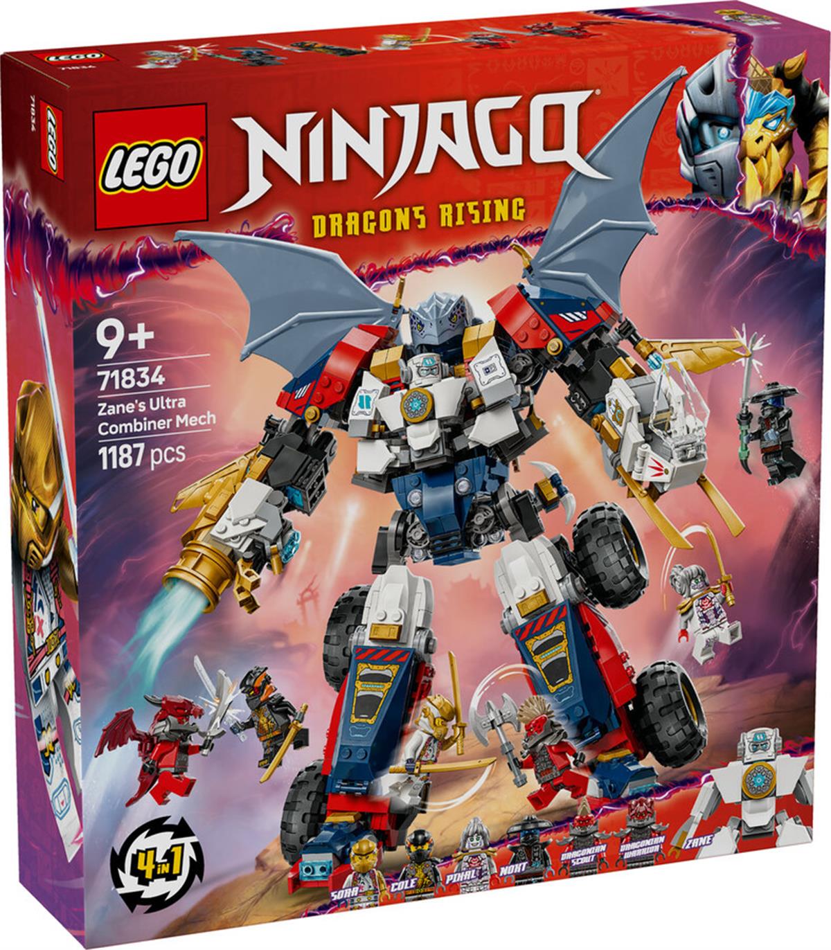 71834 LEGO NINJAGO Zane in Ultra Kombo Mechi