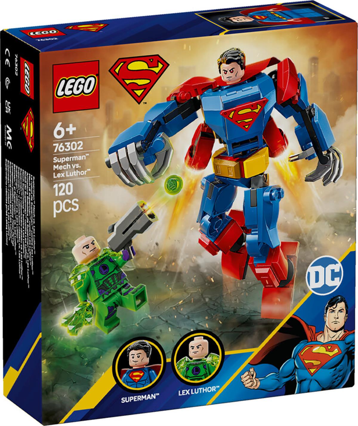 76302 LEGO DC Superman Robotu Lex Luthor a Karşı