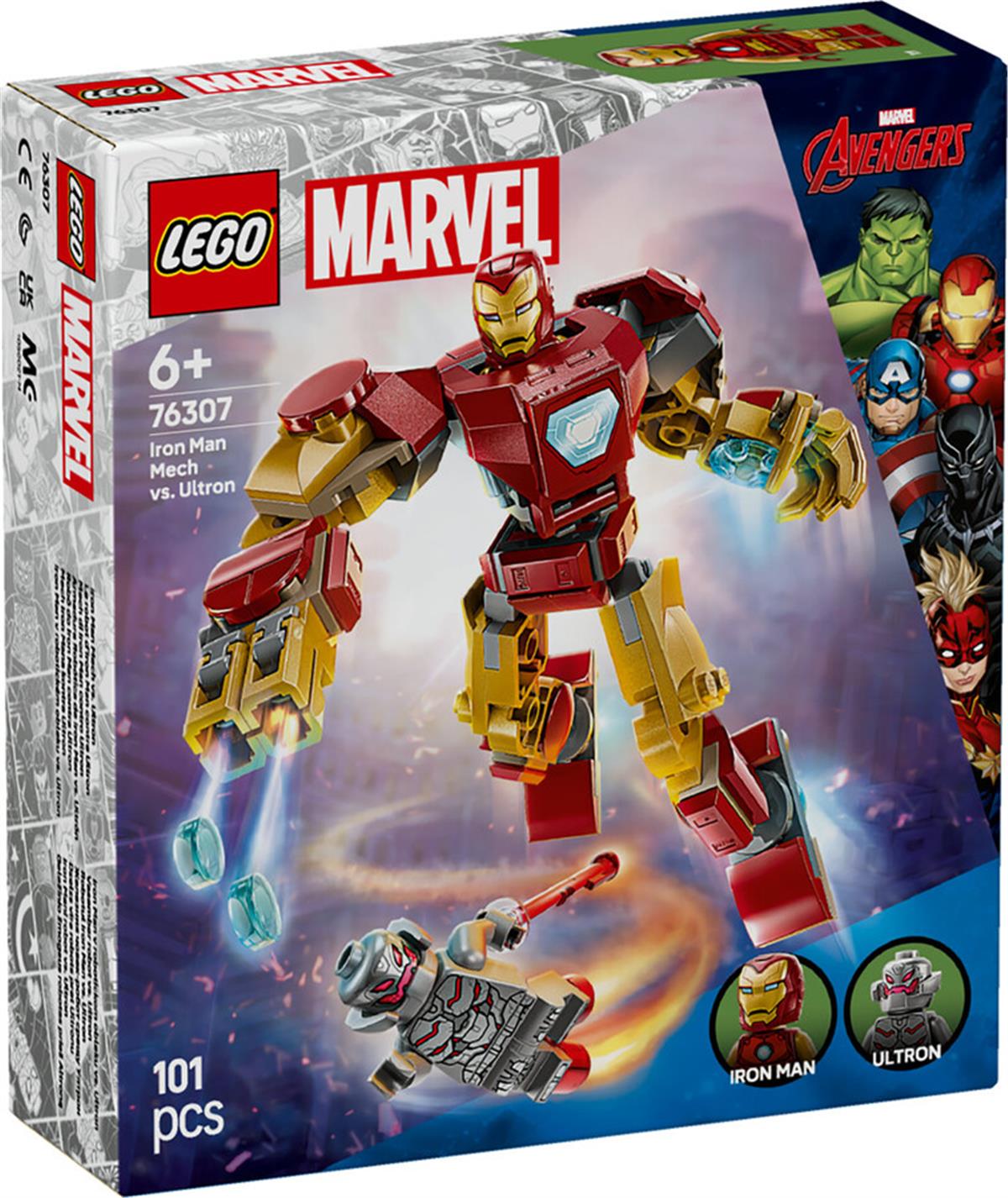 76307 LEGO Marvel Iron Man Robotu  Ultron a Karşı