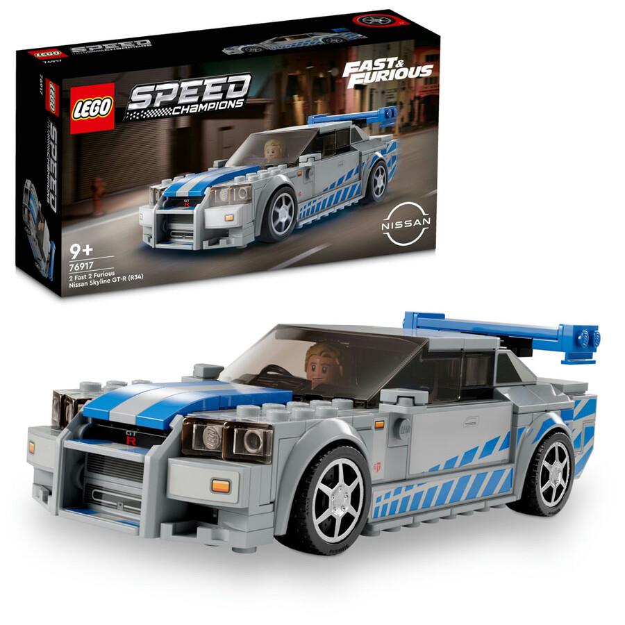 76917 LEGO Speed Champions Daha Hızlı Daha Öfkeli Nissan Skyline GT R (R34)