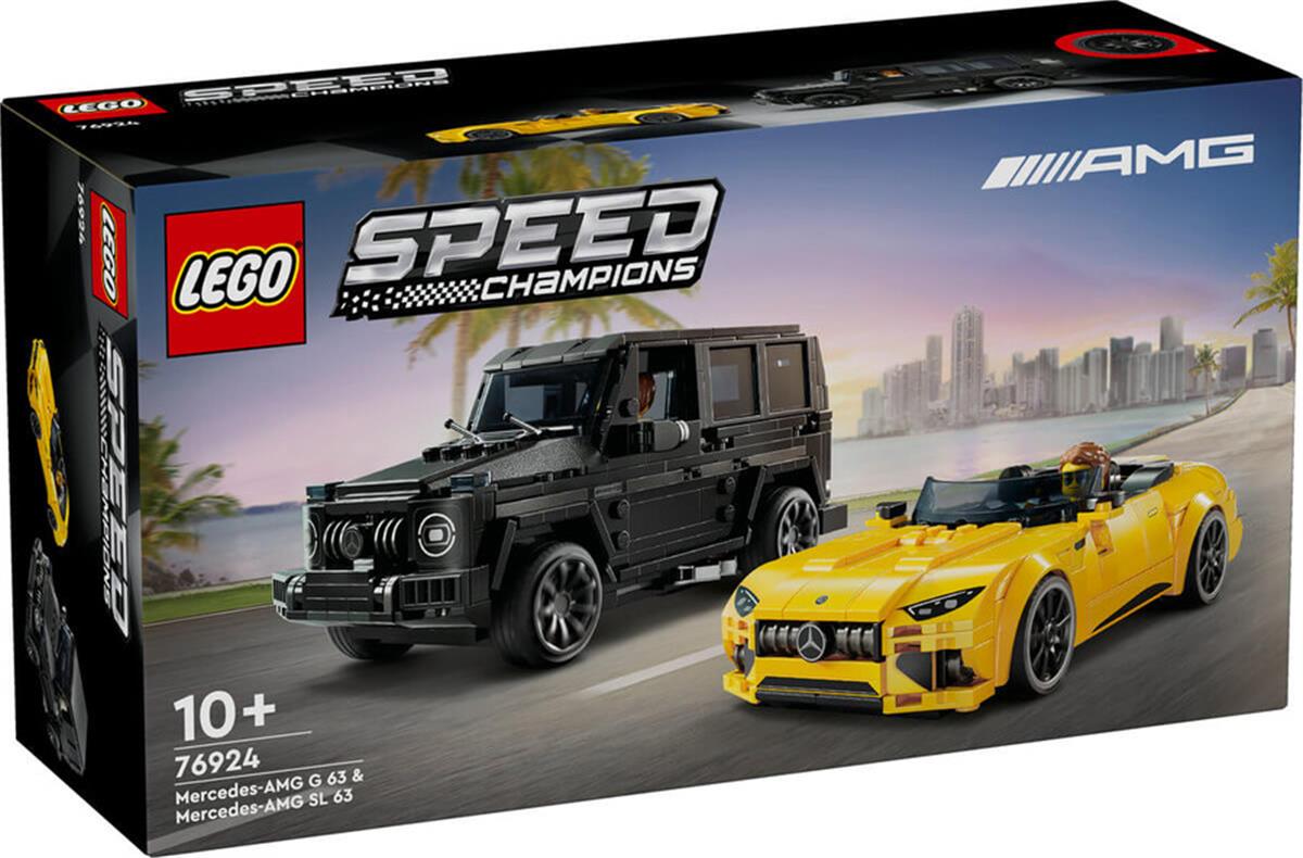76924 LEGO Speed Champions Mercedes-AMG G 63 ve Mercedes-AMG SL 63