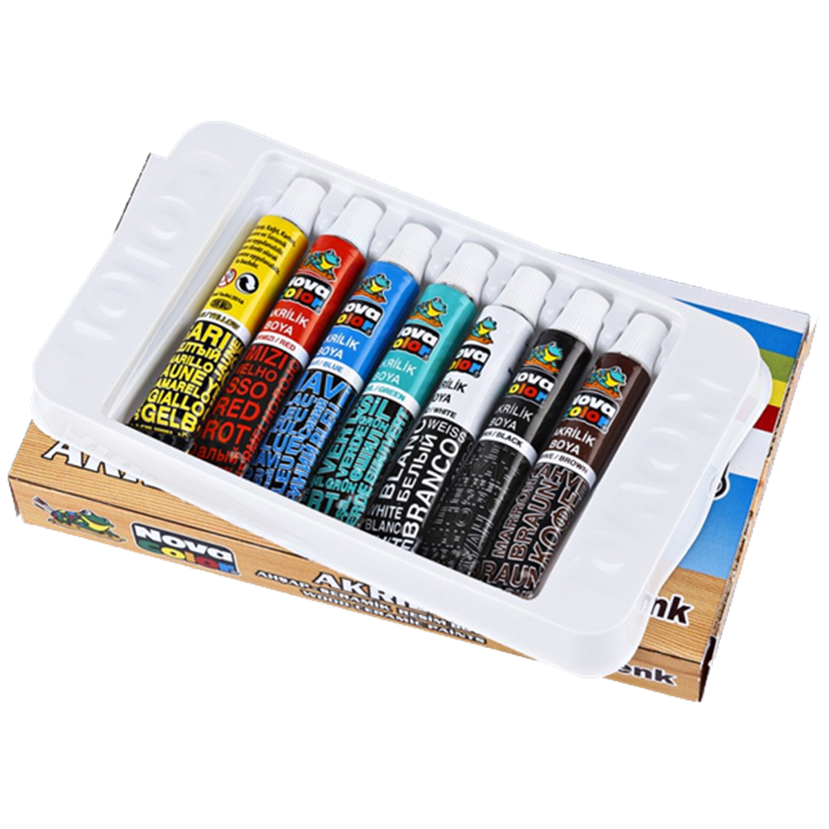 NovaColor Akrilik Boya Tüp 7 ML 7 Renk NC 288