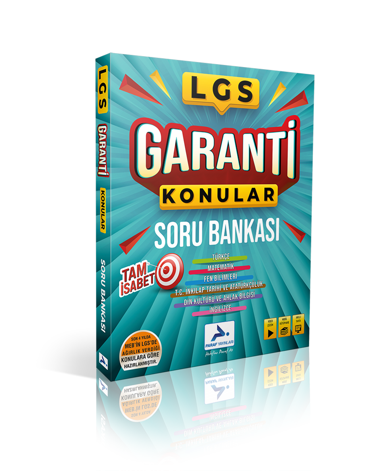 Paraf Yayınları 8. Sınıf LGS Tüm Dersler Garanti Konular Soru Bankası
