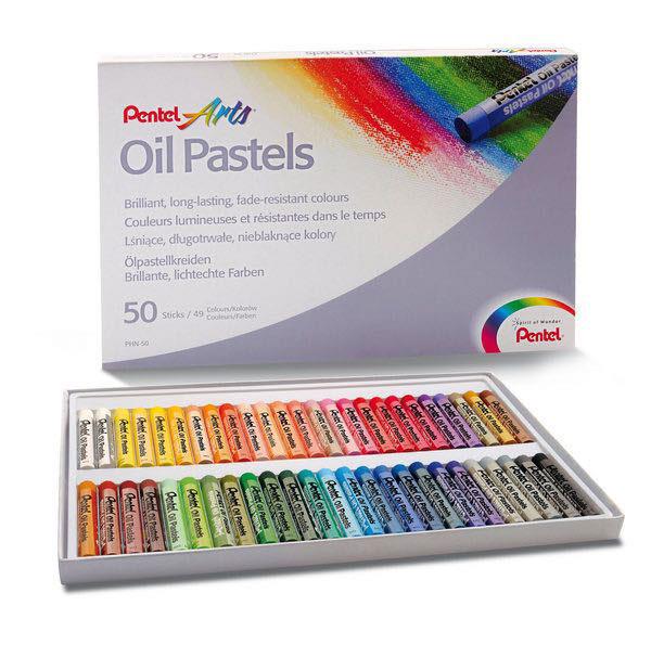 Pentel 50 Renk Yağlı Pastel Boya