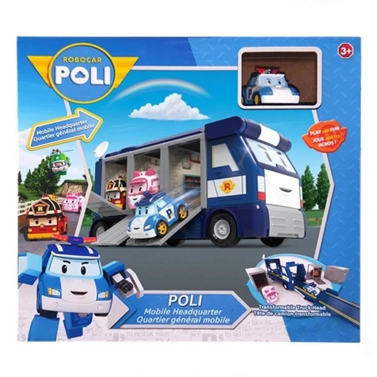 Robocar Poli Ana Merkez Mobil Araç Oyun Seti
