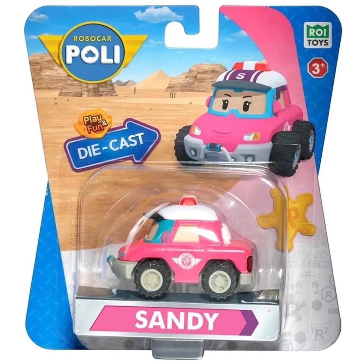 Robocar Poli Metal Araç Karakter Figür Sandy