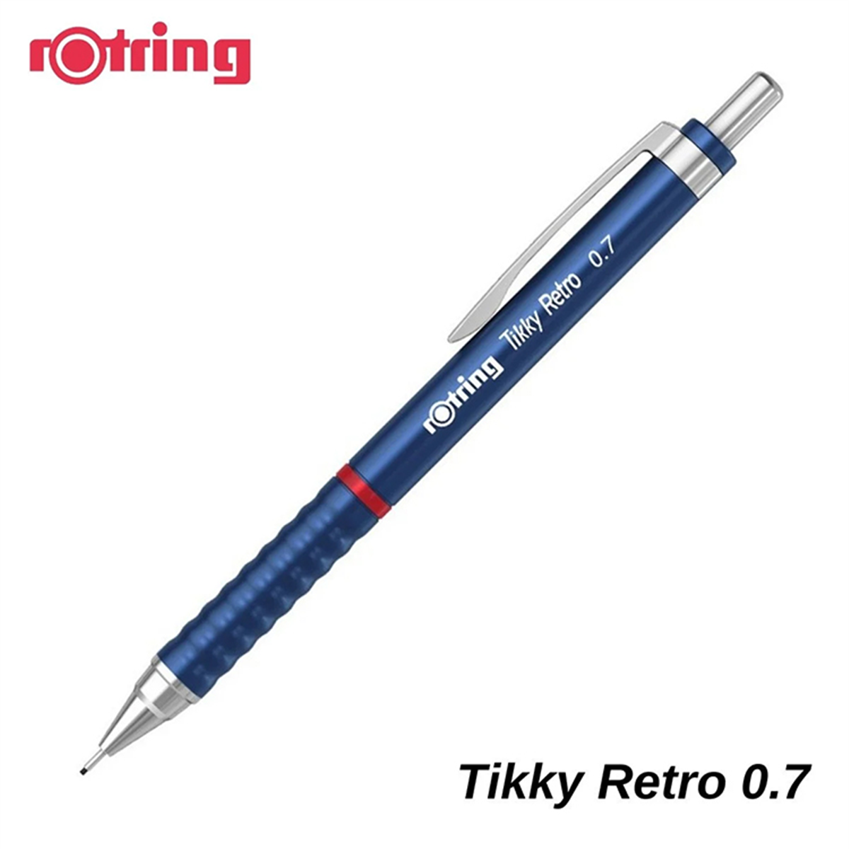 Rotring Tikky Retro Versatil Kalem Metalik Mavi 0.7 Mm