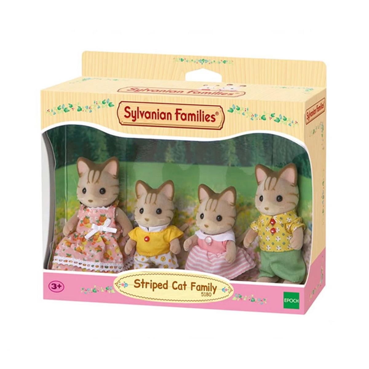 Sylvanian Families Çizgili Kedi Ailesi 5180