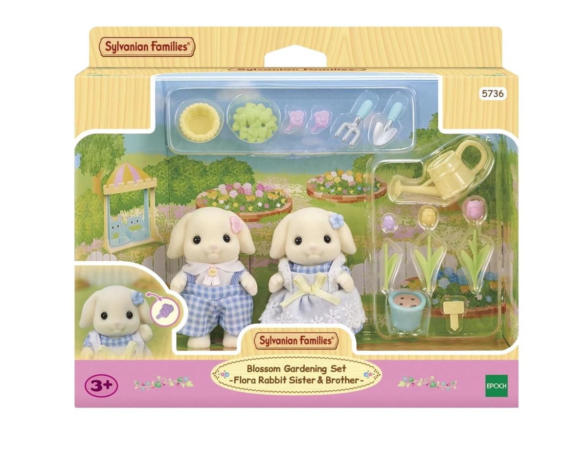 Sylvanian Families Flora Tavşan Kardeşler Bahçıvanlık Seti 5736