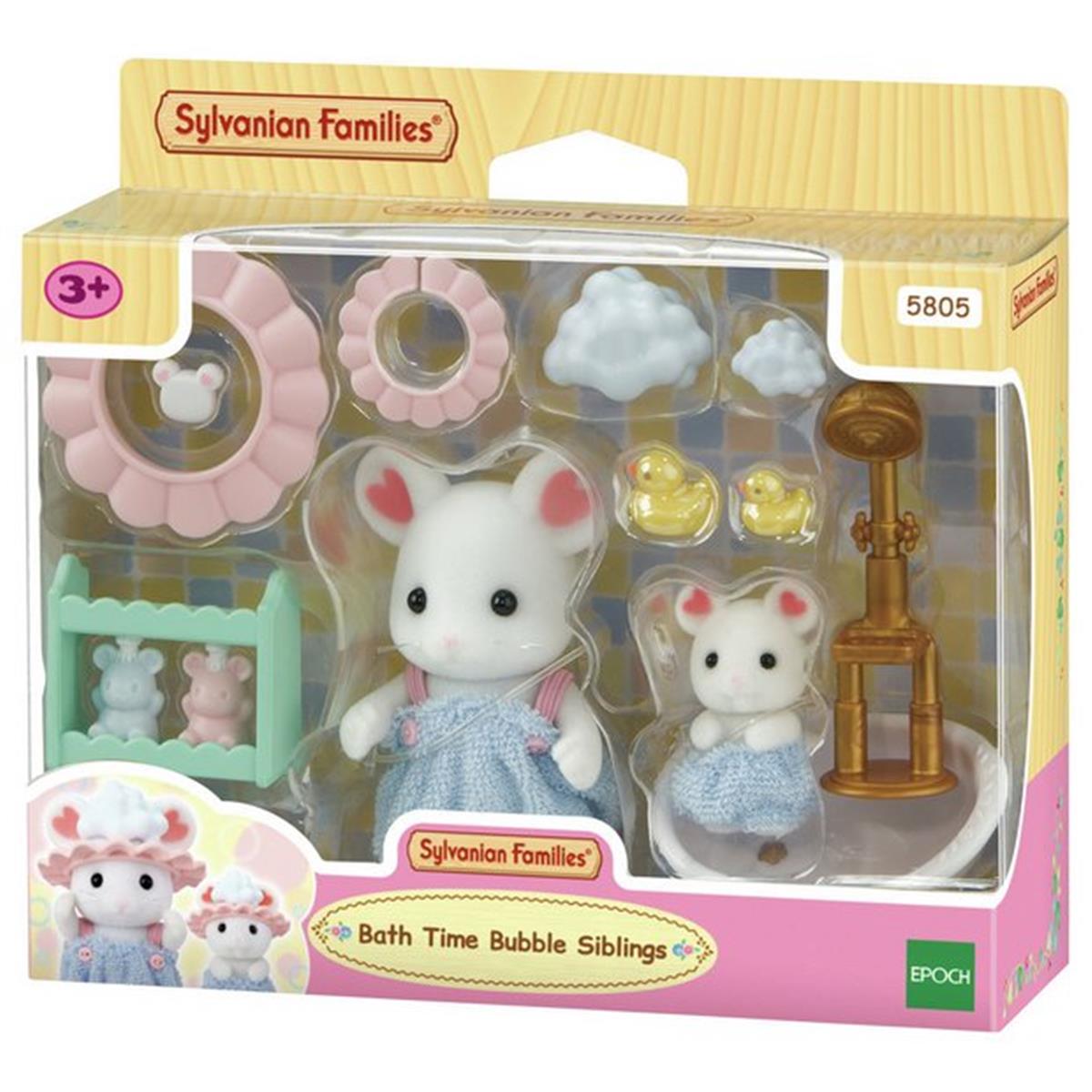 Sylvanian Families Kardeşle Köpüklü Banyo Seti 5805
