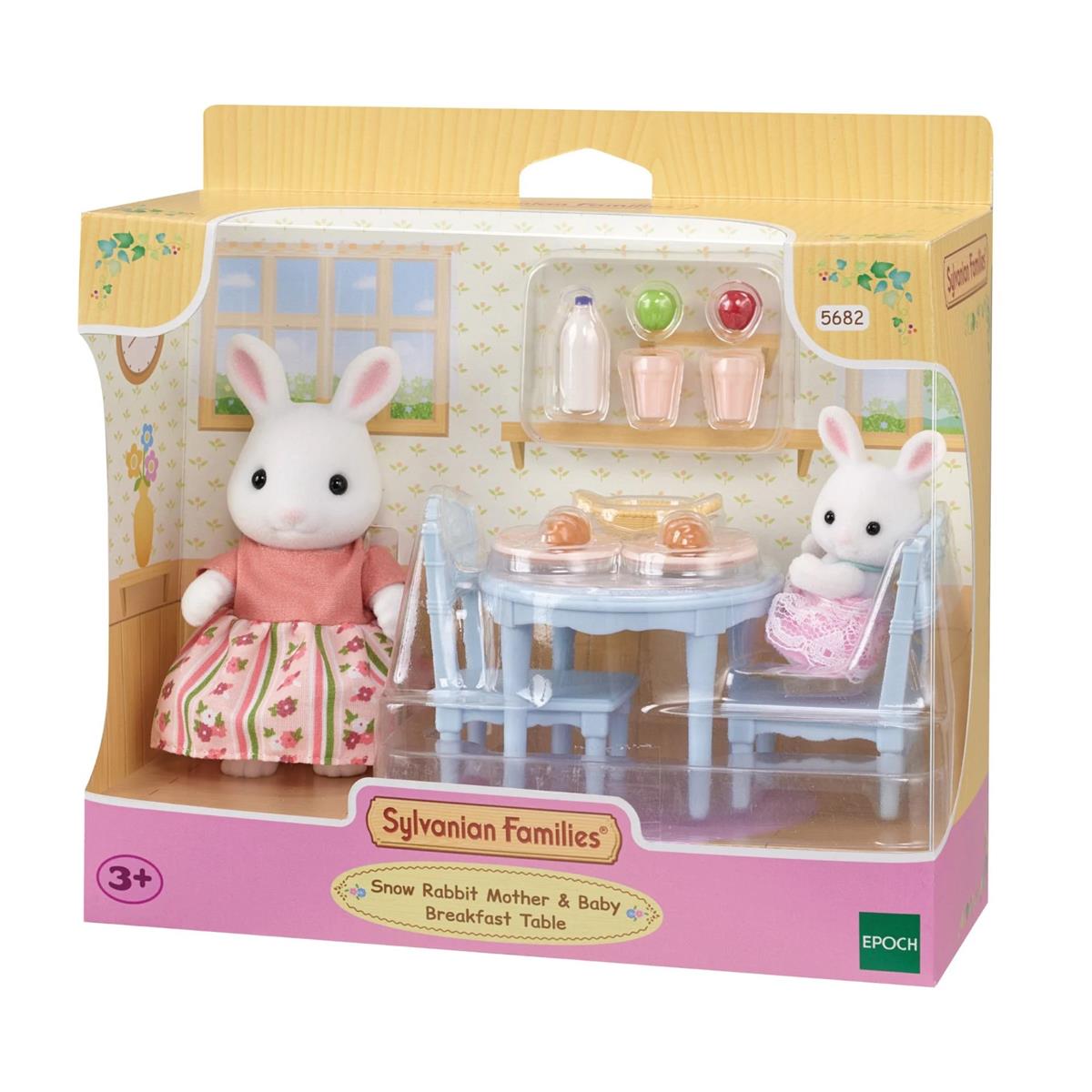 Sylvanian Families Kar Tavşanı Anne ve Bebek Kahvaltı Seti 5682
