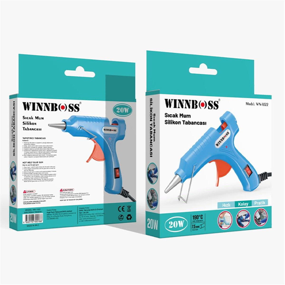 Winnboss Sıcak Silikon Tabancası 20 Wat Küçük Boy Wn-1022