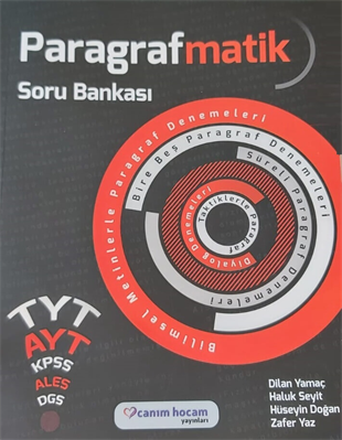 Canım Hocam Yayınları TYT AYT KPSS Paragrafmatik Soru Bankası