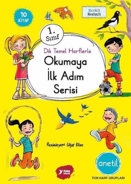 KolektifÇocuk Gençlik Romanları1. Sınıf Dik Temel Harflerle Okumaya İlk Adım Anetil Serisi Seti - 10 Kitap Takım