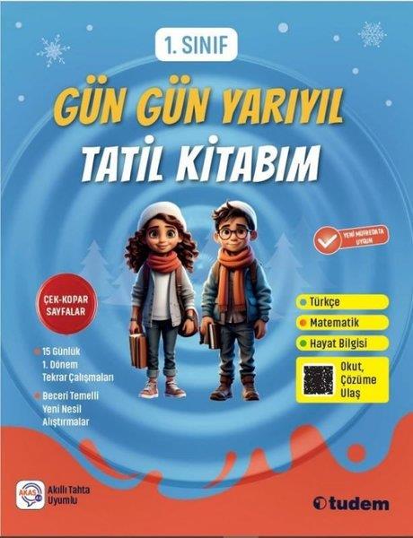 KolektifTüm Dersler1. Sınıf Gün Gün Yarıyıl Tatil Kitabım
