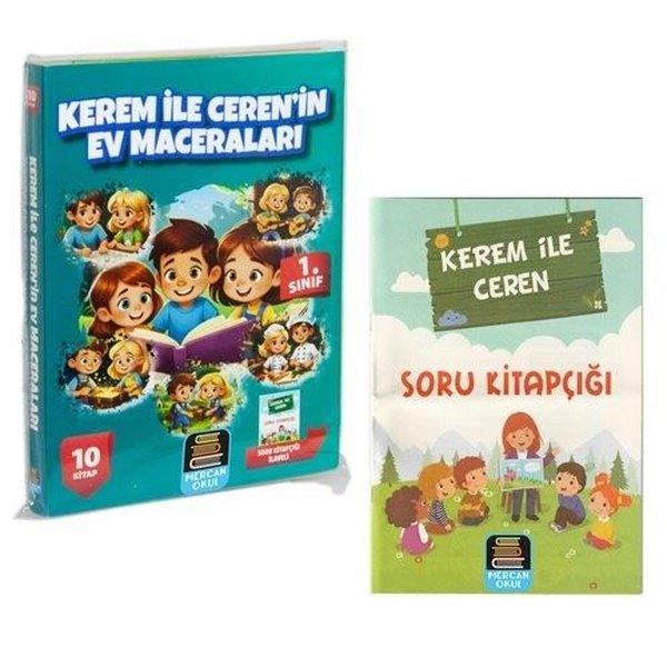 Yasemin ŞengülÇocuk Gençlik Romanları1. Sınıf Kerem İle Ceren Ev Maceraları Okuma Seti - 10 Kitap Takım - Değendirme Kitapçığı İlaveli
