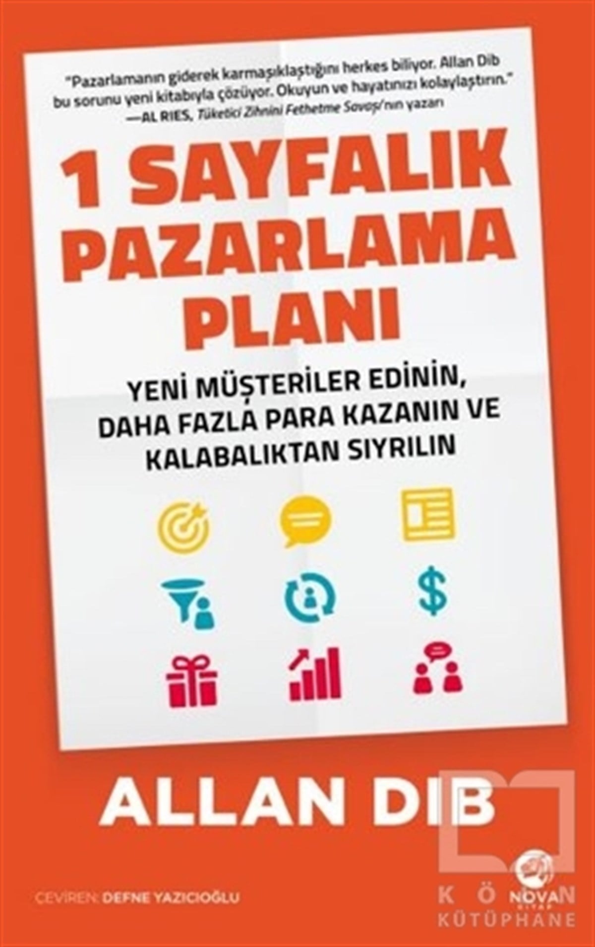 Allan Dibİş Dünyası Kitapları1 Sayfalık Pazarlama Planı