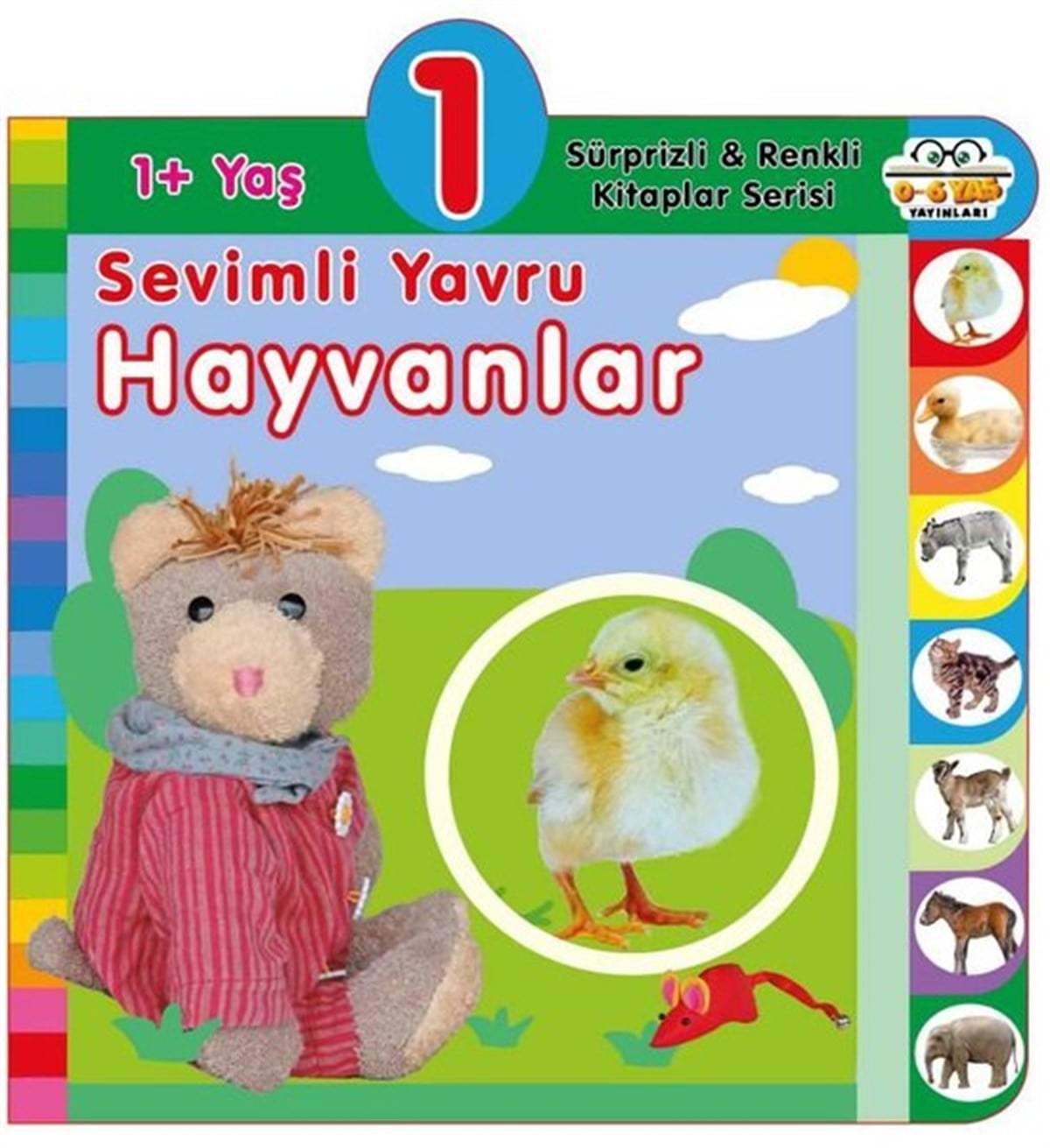KolektifÇocuk Gelisim Kitaplari1+ Yaş Sevimli Yavru Hayvanlar - Sürprizli ve Renkli Kitaplar