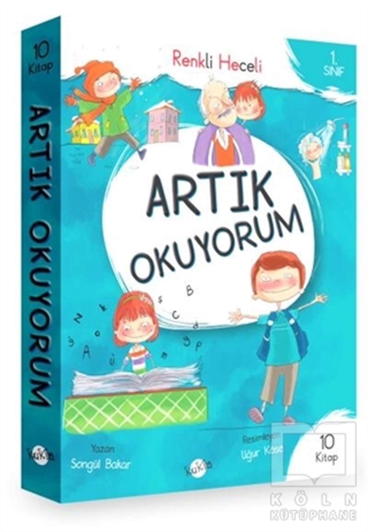 KolektifReferans Kitaplar1. Sınıf - Artık Okuyorum 10 Kitap (Renkli Heceli)