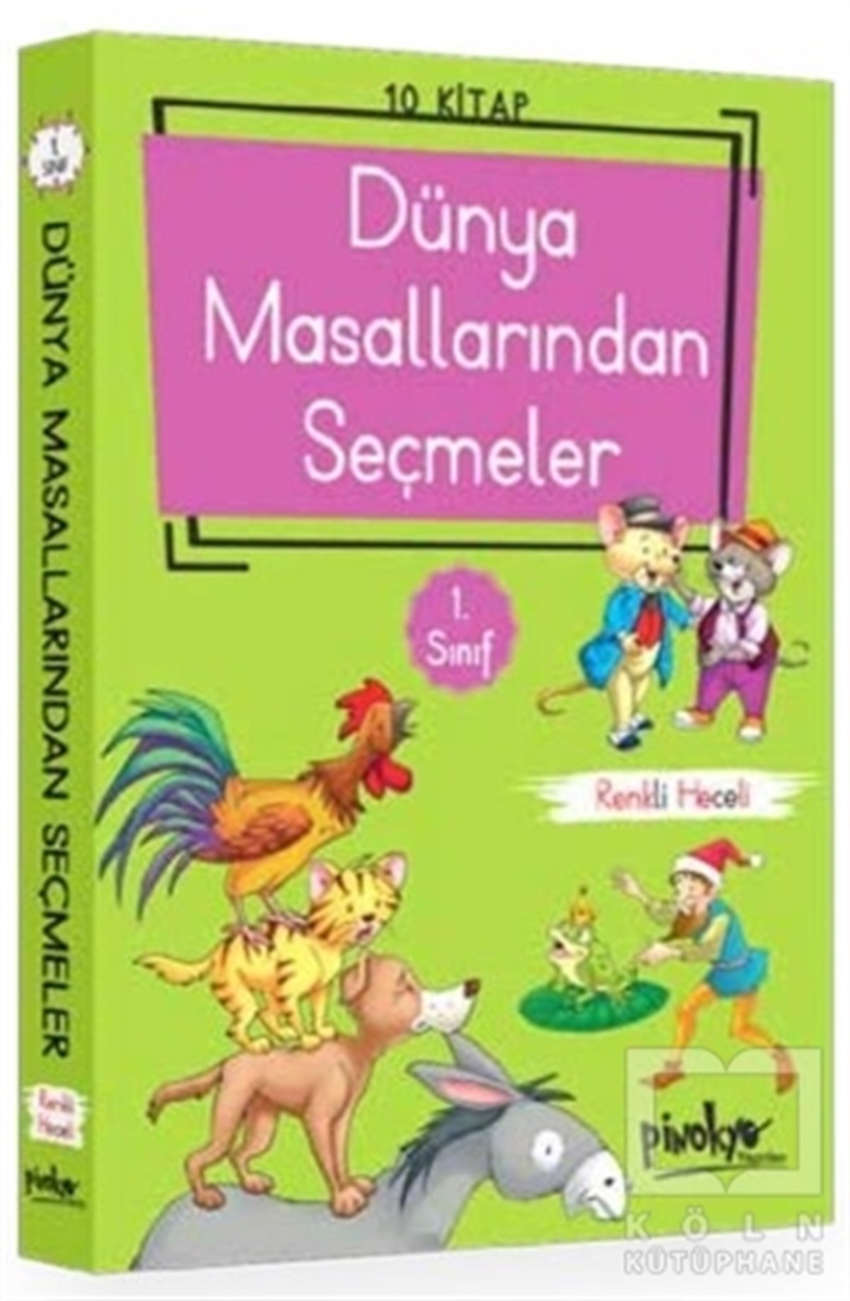 KolektifÇocuk Masal Kitapları1. Sınıf Dünya Masallarından Seçmeler (10 Kitap Takım - Heceli)