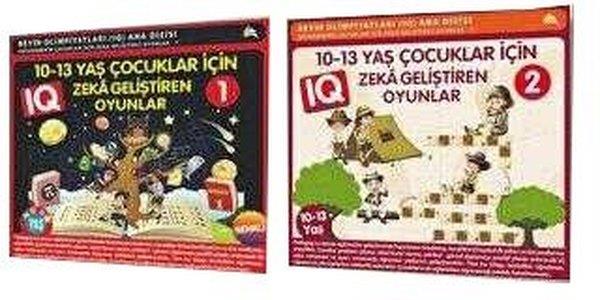 Bahar ÇelikEtkinlik Kitapları10 - 11 - 12 - 13 Yaş ve Üstü Çocuklar İçin IQ Zeka Geliştiren Akıl Oyunları Seti - 2 Kitap Takım