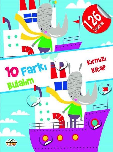 KolektifEgitim Etkinlik Kitaplari10 Farklı Bulalım - Kırmızı Kitap - 126 Çıkartma