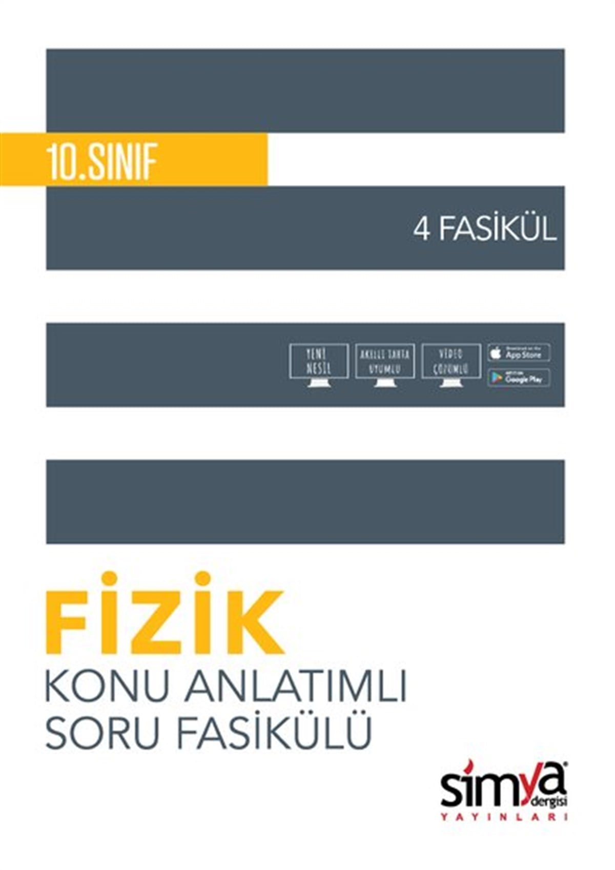 KolektifYKS (Yükseköğretim Kurumları Giriş Sınavı)10. Sınıf Fizik Konu Özetli Soru Fasikülü - 4 Adet