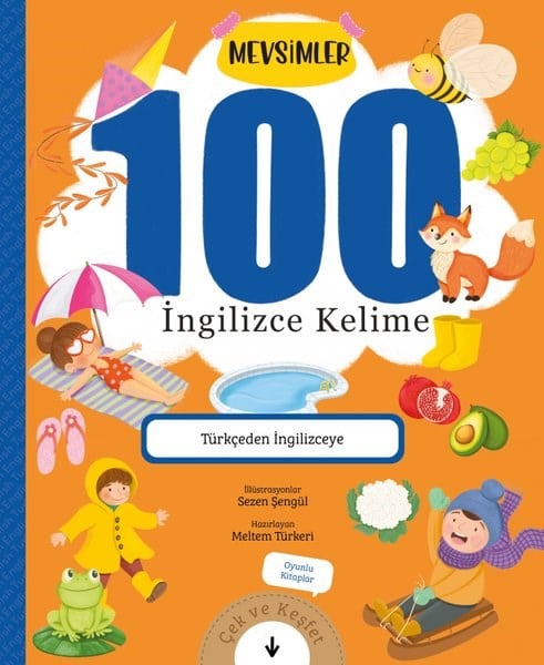 KolektifEgitim Etkinlik Kitaplari100 İngilizce Kelime - Mevsimler