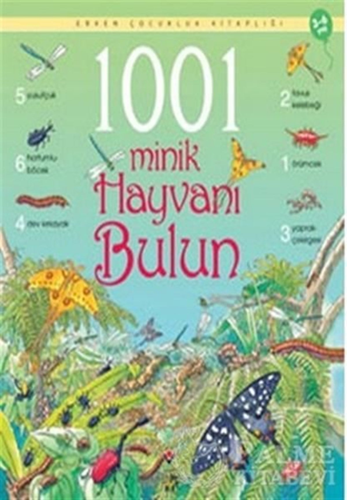 Emma HelroughÇocuk Bilim Kitapları1001 Minik Hayvanı Bulun