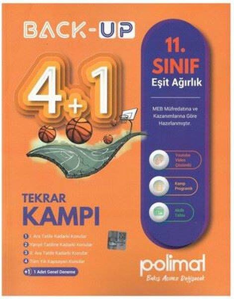 KolektifTüm Dersler11. Sınıf Eşit Ağırlık Back-Up 4+1 Kamp Kitabı
