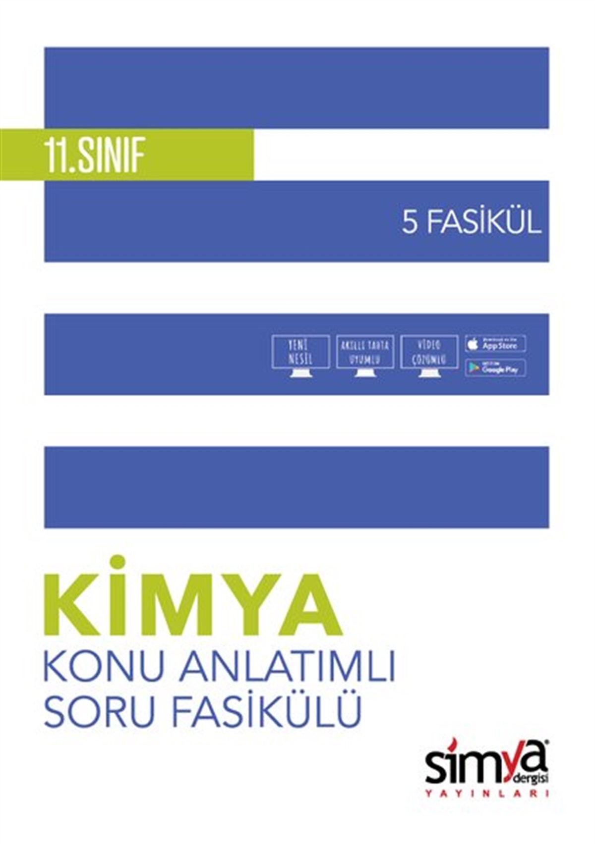 KolektifYKS (Yükseköğretim Kurumları Giriş Sınavı)11. Sınıf Kimya Konu Özetli Soru Fasikülü - 5 Adet