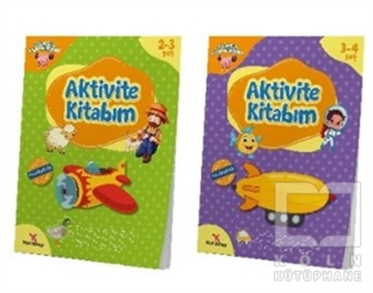 Feyyaz UlaşEtkinlik Kitapları2-4 Yaş Aktivite Kitabım Evde Etkinlik Seti