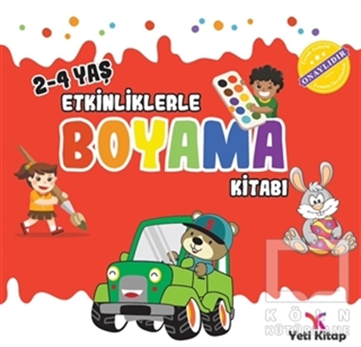 Feyyaz UlaşBoyama Kitapları2-4 Yaş Etkinliklerle Boyama Kitabı 1