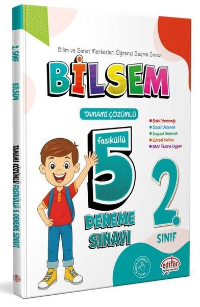 KolektifTüm Dersler2. Sınıf Bilsem Tamamı Çözümlü 5 Deneme Sınavı