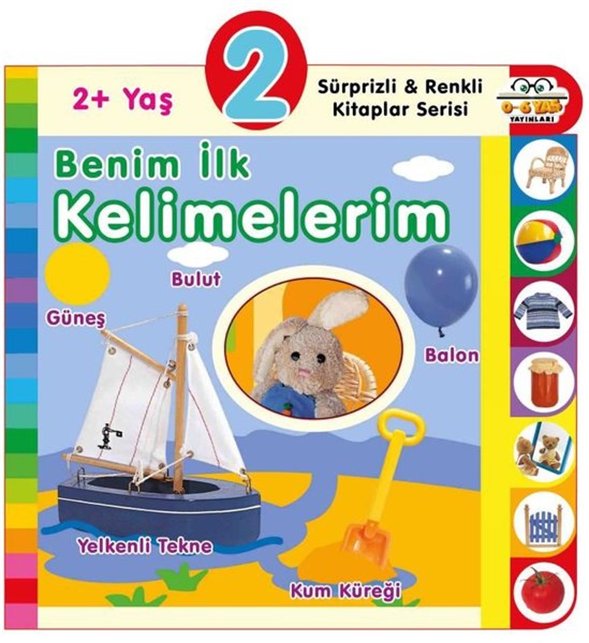 KolektifEgitim Etkinlik Kitaplari2+ Yaş Benim İlk Kelimelerim - Sürprizli ve Renkli Kitaplar Serisi