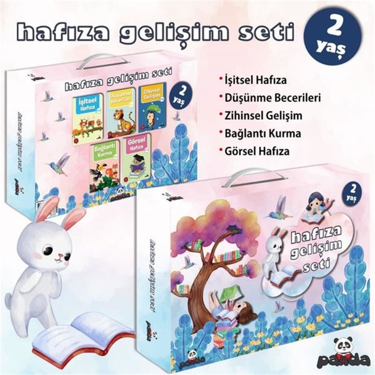 Afife ÇorukEgitim Etkinlik Kitaplari2 Yaş Hafıza Gelişim Seti - 5 Kitap Takım