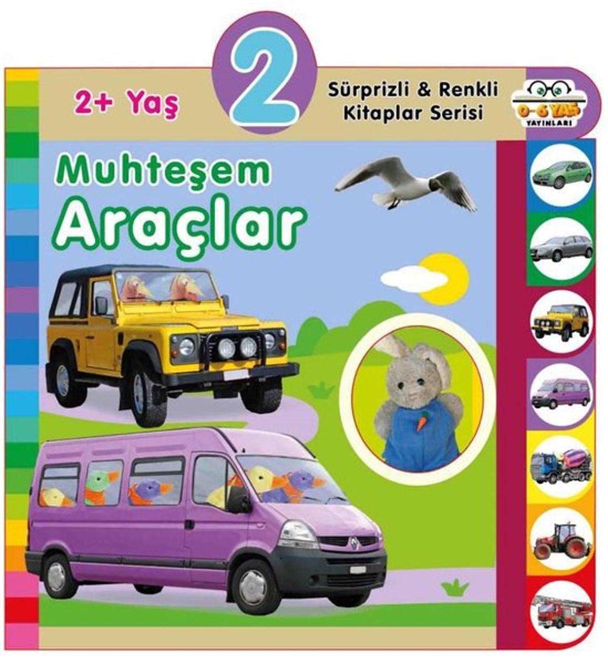 KolektifEgitim Etkinlik Kitaplari2+ Yaş Muhteşem Araçlar - Sürprizli ve Renkli Kitaplar Serisi