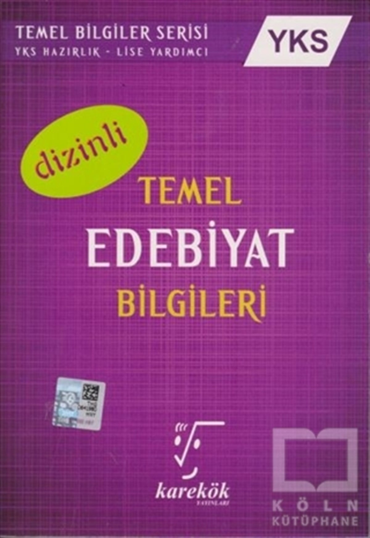 Harun TursunSınavlara Hazırlık Kitapları2018 YKS Temel Edebiyat Bilgileri Dizinli