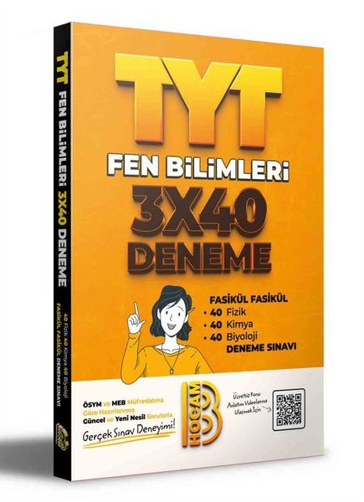 KolektifTemel Yeterlilik Testi - Alan Yeterlilik Testi (YKS-TYT/AYT)2021 TYT Fen Bilimleri 3x40 Fasikül Denemeler