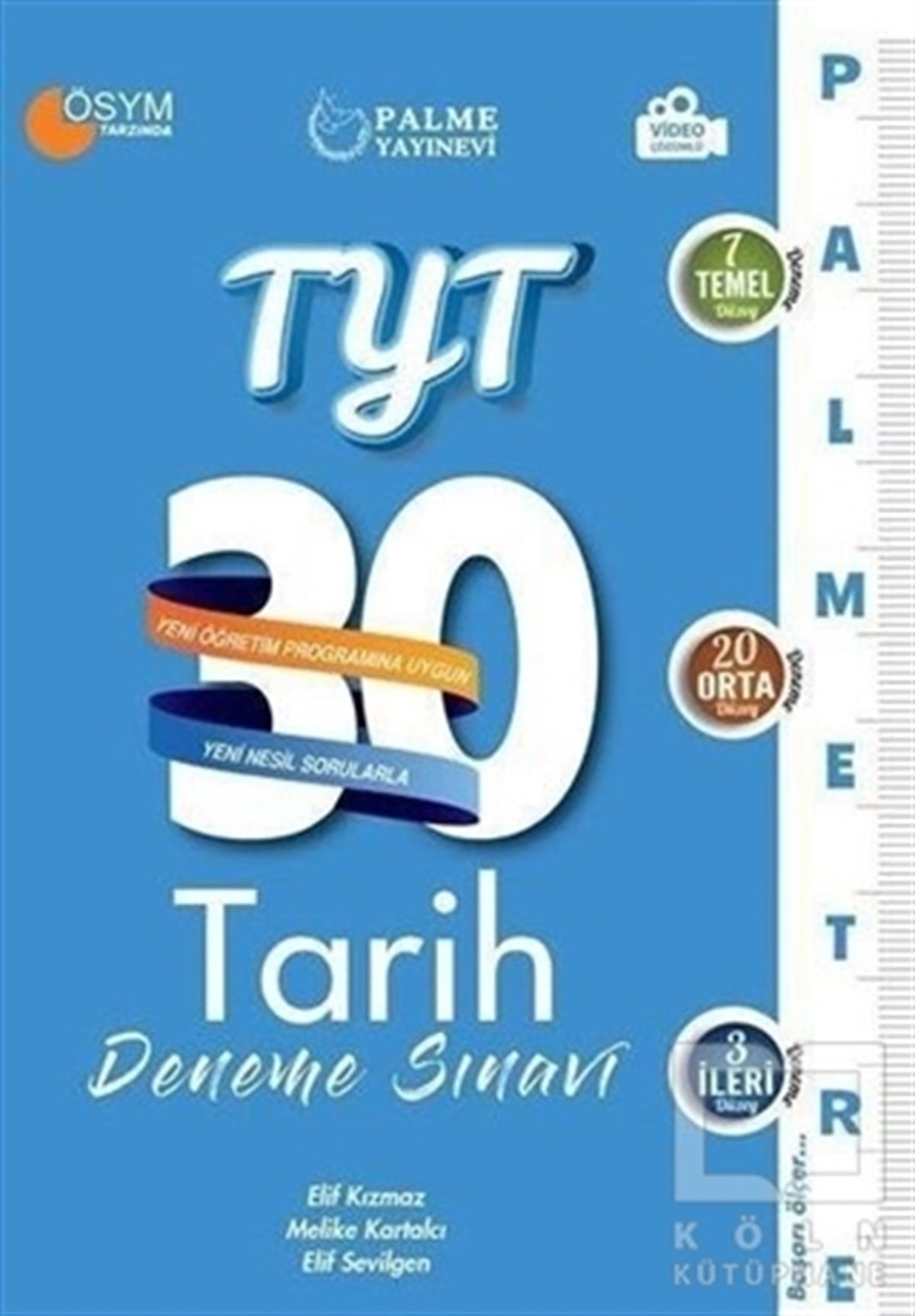 Elif KızmazSınavlara Hazırlık Kitapları2021 TYT Tarih 30 Deneme Sınavı