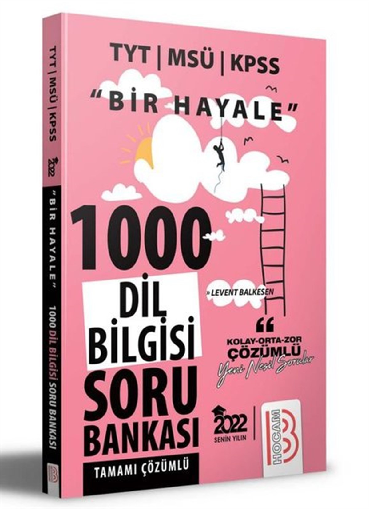 Levent BalkesenAlan Yeterlilik Testi (YKS-AYT)2022 Bir Hayale Serisi TYT - KPSS - MSÜ Dil Bilgisi Tamamı Çözümlü Soru Bankası