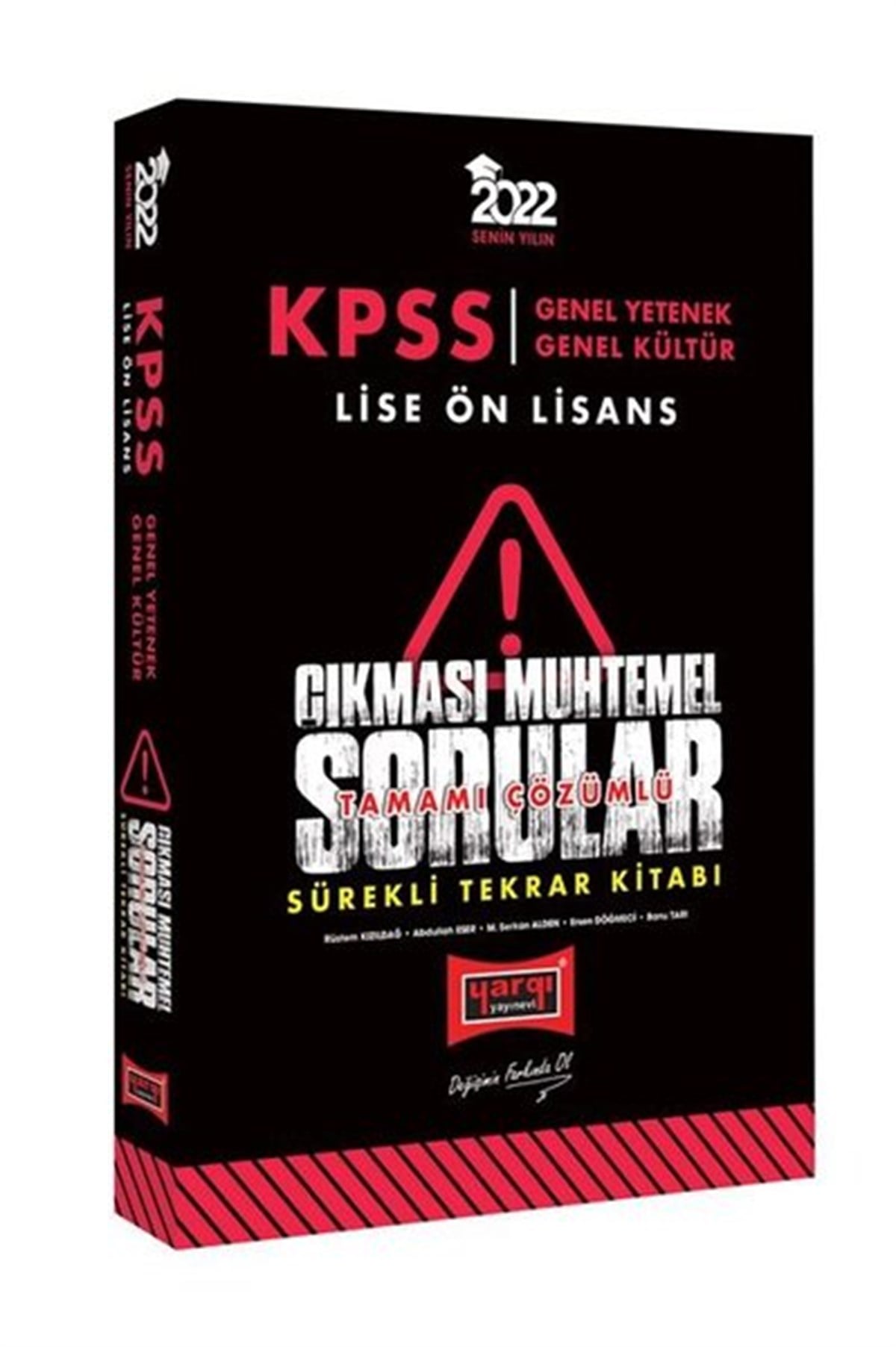 Abdullah EserKPSS2022 KPSS Genel Yetenek Genel Kültür Lise Ön Lisans Çıkması Muhtemel Sorular Sürekli Tekrar Kitabı