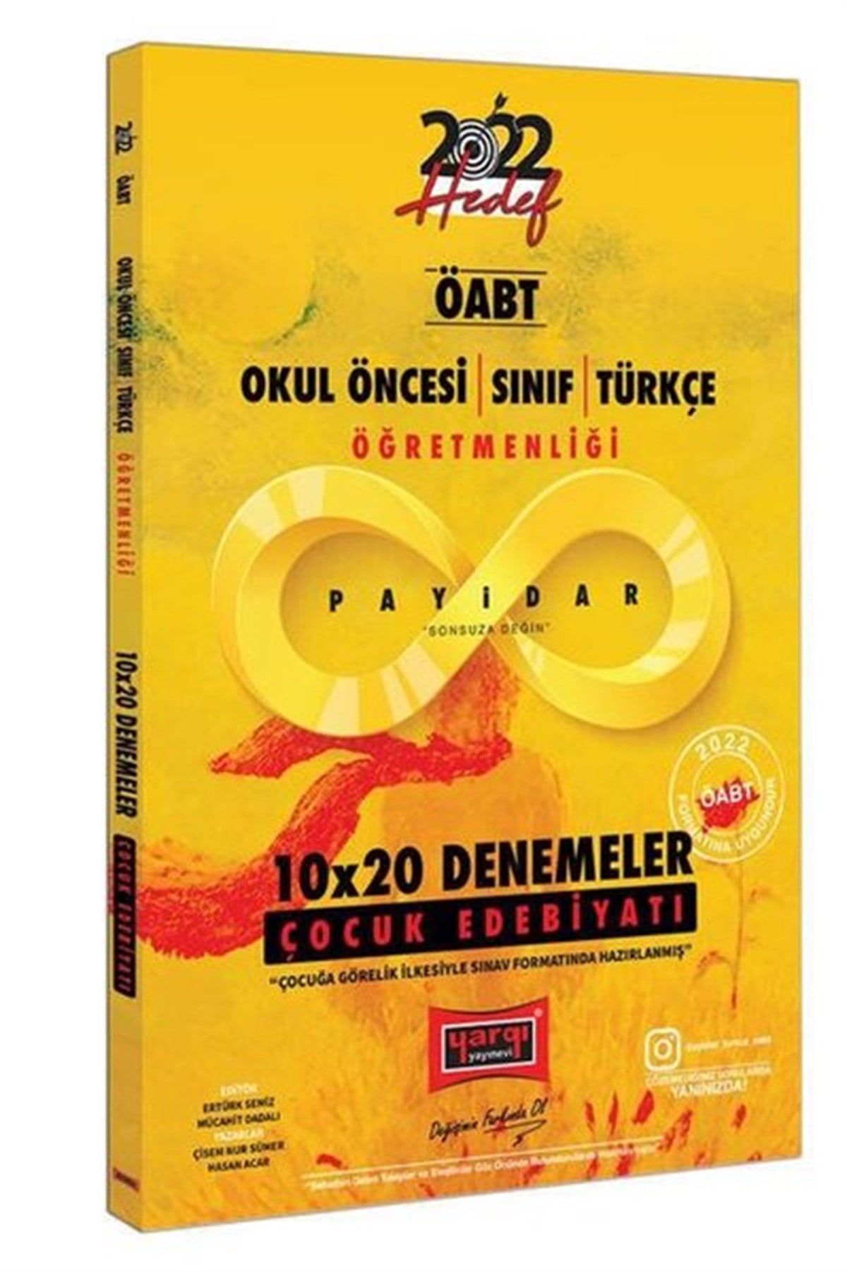Hasan AcarKPSS2022 ÖABT Payidar Okul Öncesi Sınıf Türkçe Öğretmenliği Çocuk Edebiyatı 10x20 Denemeler