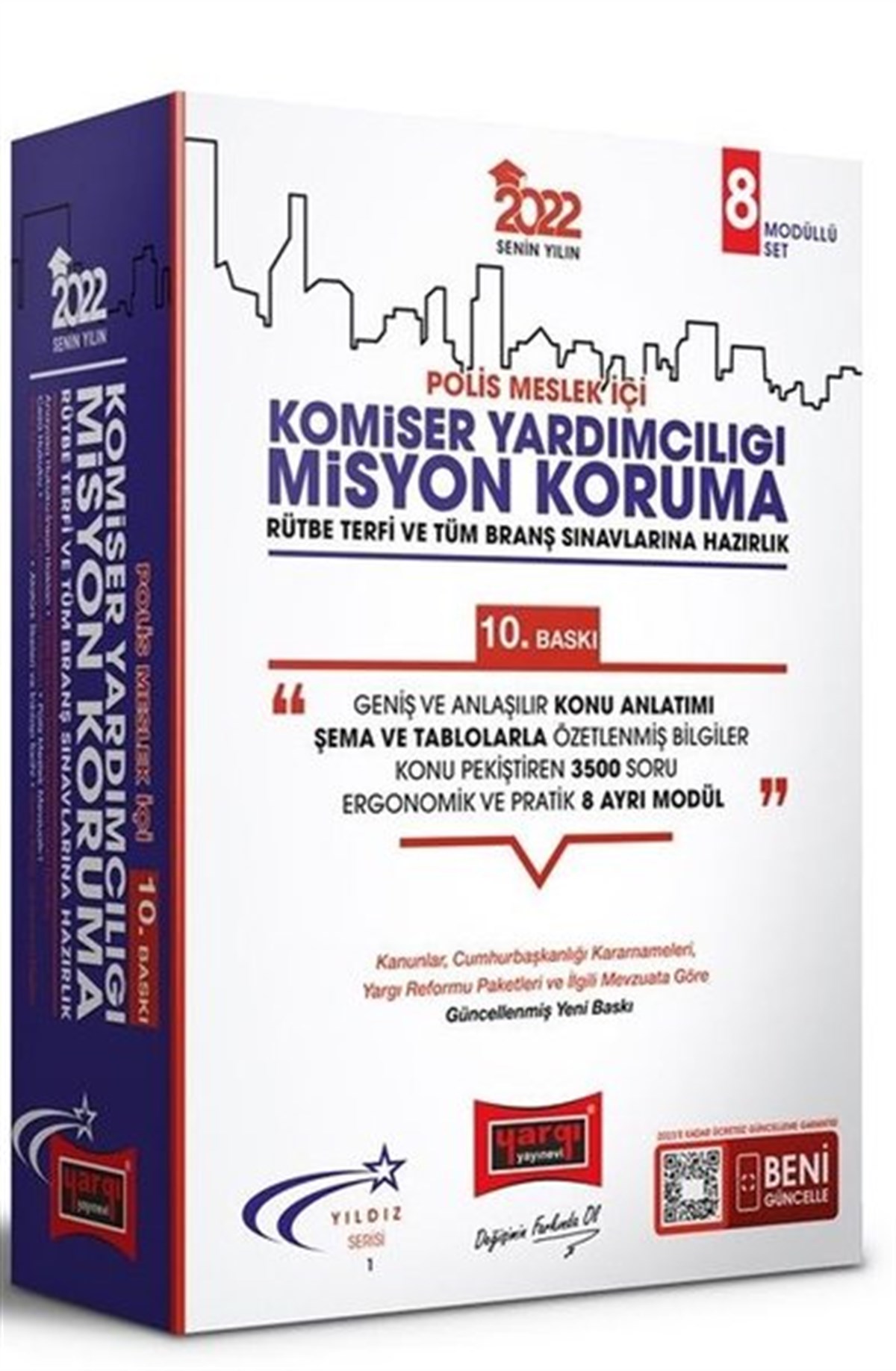 KolektifKPSS2022 Polis Meslek İçi Komiser Yardımcılığı Misyon Koruma Sınavlarına Hazırlık Yıldız Serisi Konu Anl