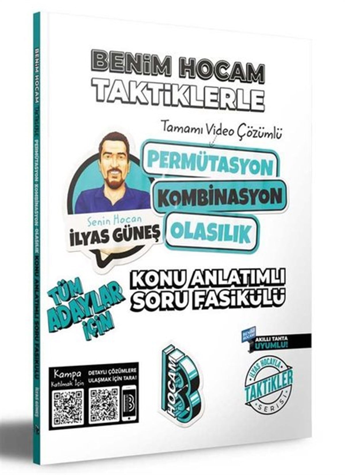 İlyas GüneşKPSS2022 Tüm Adaylar İçin Taktiklerle Permütasyon Kombinasyon Olasılık Konu Anlatımlı Soru Fasikülü