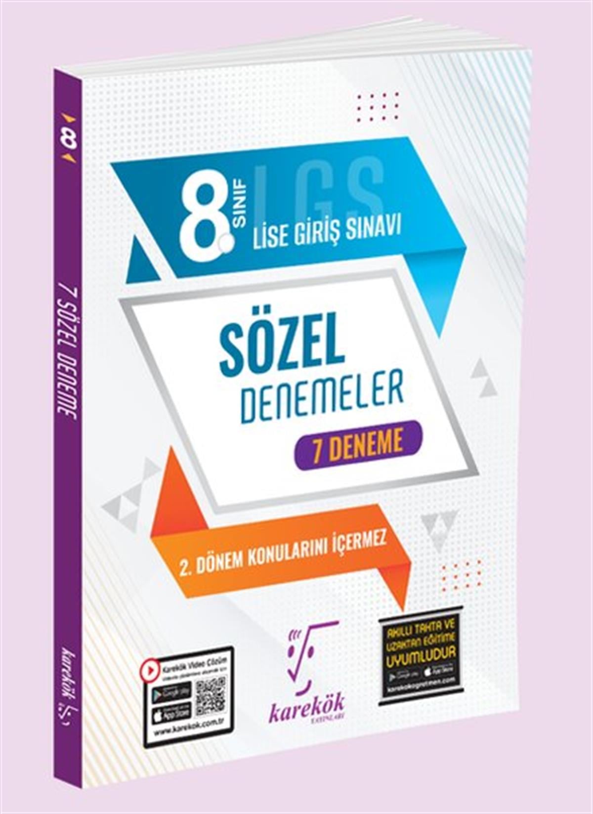 KolektifLGS Tüm Dersler2023 8.Sınıf LGS 1.Dönem Sözel Deneme 7'li
