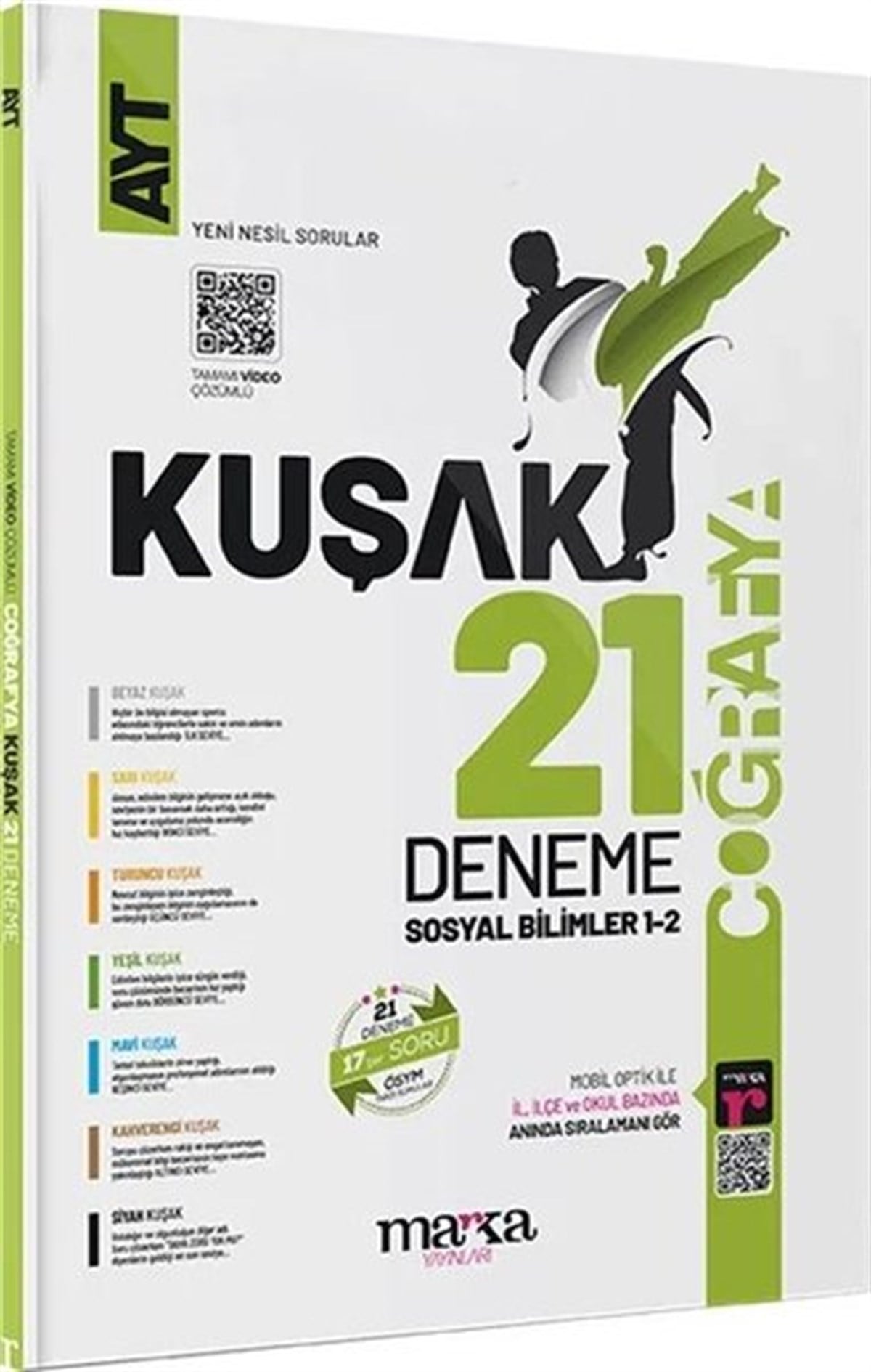 KolektifTemel Yeterlilik Testi - Alan Yeterlilik Testi (YKS-TYT/AYT)2023 AYT Coğrafya 21 Kuşak Deneme