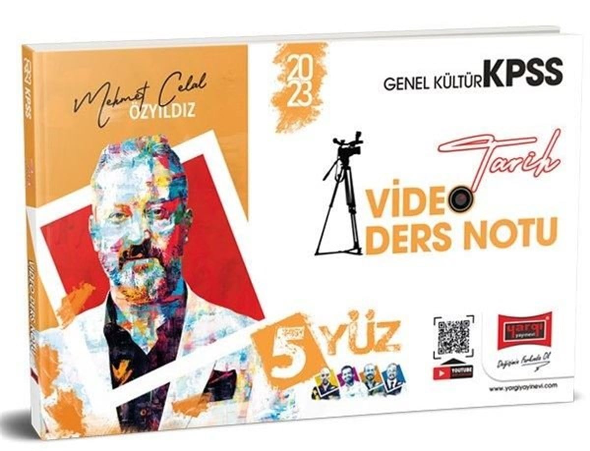 Mehmet Celal ÖzyıldızKPSS2023 KPSS 5 Yüz Tarih Video Ders Notları